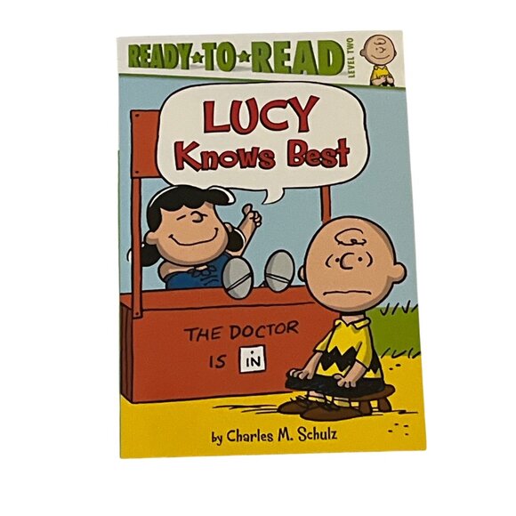 Lucy Knows Best Peanuts Level 2 Ready to Read Kids Book Charles Schulz - Picture 1 of 4